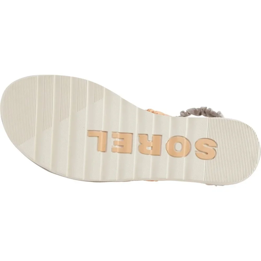 NIB Sorel Women's Sandals in Gray and Peach Sz 11